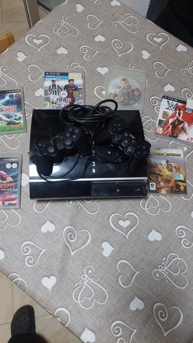 Ps3 with joypads and games - ps3, 2