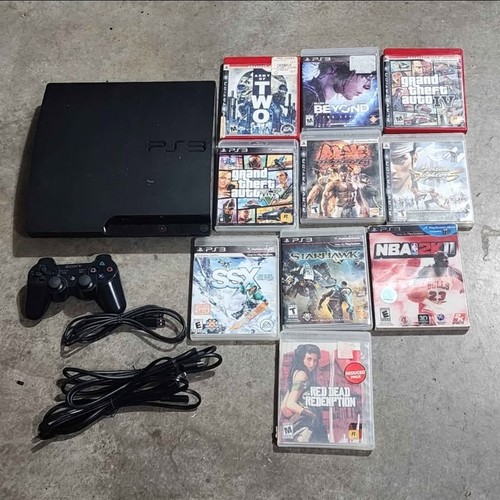160gb sony playstation slim - sony, 3