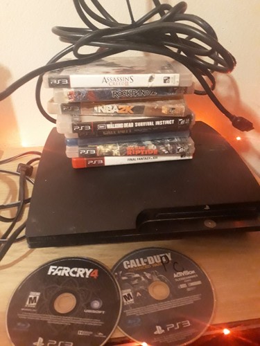 Ps3 slim with games no - with,