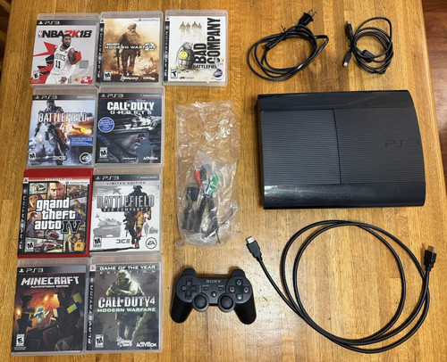 Sony playstation super slim - super,