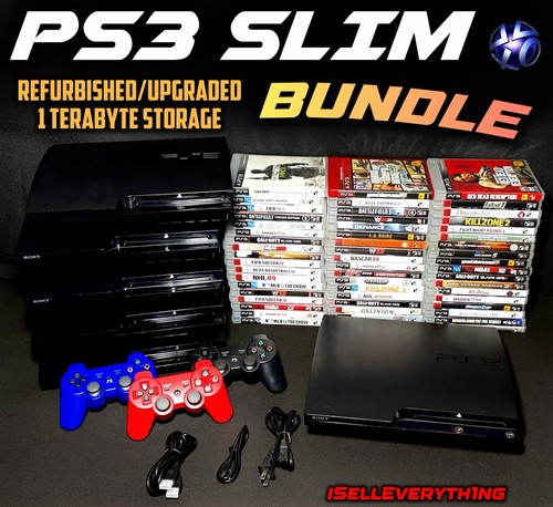 Sony playstation slim - playstation, 3